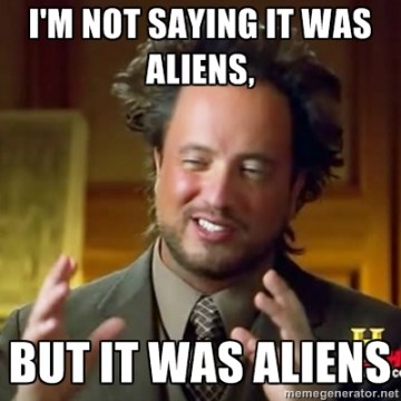 If he hasn’t already used this movie as evidence of Ancient Aliens, he’s losing his touch.