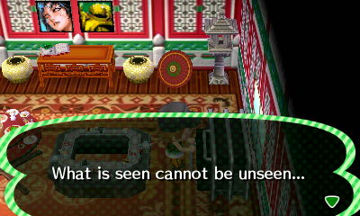 My bro's Eatern-themed house. League of Legends portraits in background.