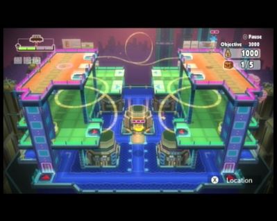 TAXI gameplay on the big screen...