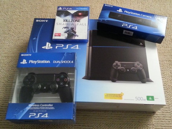 Day one haul, Playstation edition.