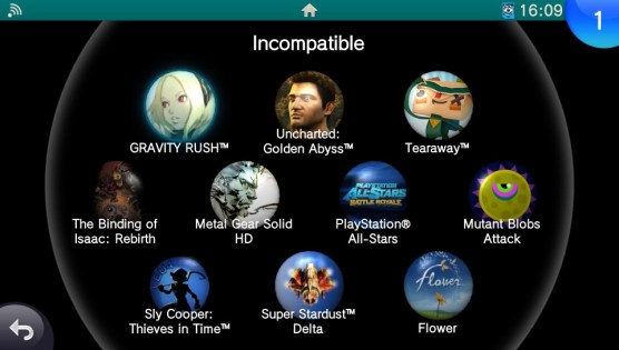 Literally six of these games can already be played on PS3, yet they don't work. Weird.